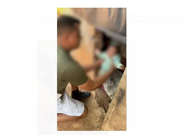 Vídeo. Bebê é encontrado abandonado após mãe ser morta a facadas em GO