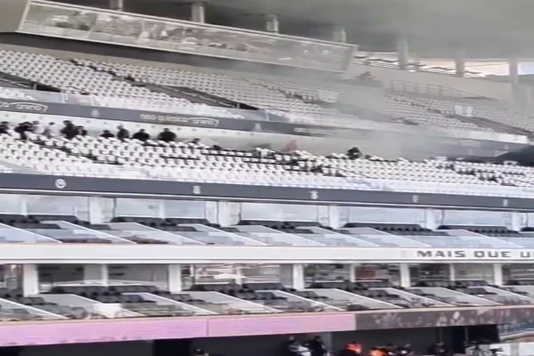 Principio de incendio aconteceu antes do jogo do Campeonato Paulista