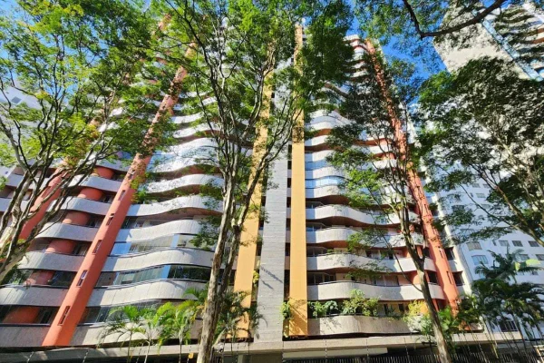 Prédio da Vila Andrade, em SP, de onde homem caiu - Metrópoles