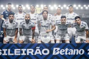Time do Santos diante do Athletico-PR Time do Santos diante do Athletico-PR