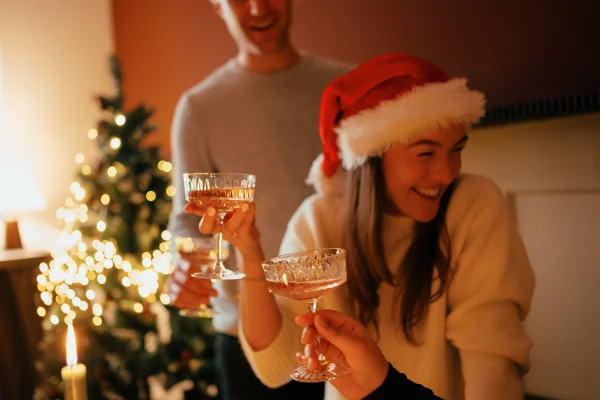 Passion: drinque natalino elegante com espumante e toque frutado