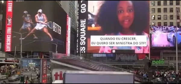 imagem colorida campanha ministra negra stf