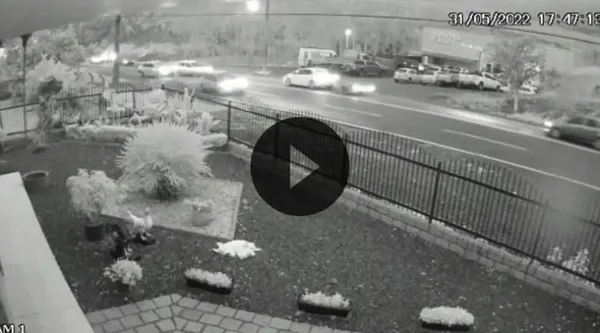 Vídeo: motorista morre após sofrer três acidentes consecutivos em SC