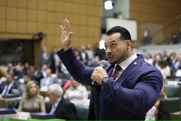 O deputado estadual de São Paulo e fisiculturista, Felipe Franco (União)