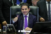 O presidente da Câmara, Hugo Motta O presidente da Câmara, Hugo Motta