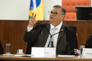 O ministro Flávio Dino, durante sessão do STF