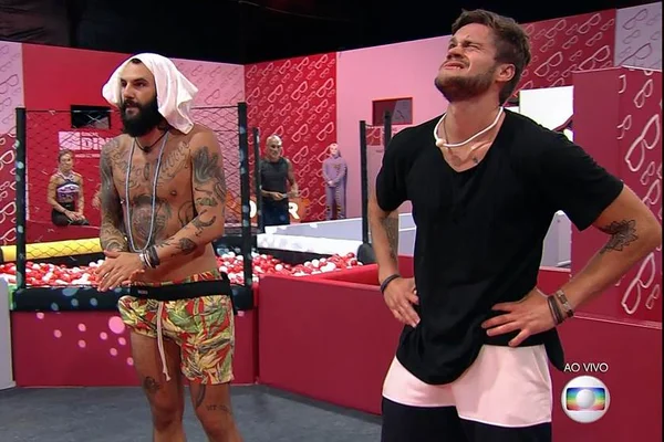 No BBB18, nova prova em duplas dá liderança a Wagner e Breno