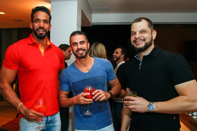 Thiago Lopes, Sílvio Antunes e Wendel Barros Thiago Lopes, Sílvio Antunes e Wendel Barros