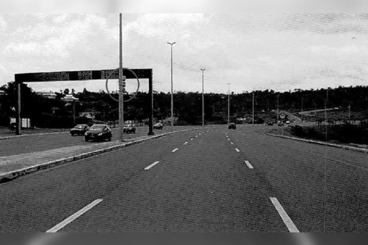 No local onde o crime aconteceu tinha pardal. Ninguém foi multado no dia No local onde o crime aconteceu tinha pardal. Ninguém foi multado no dia