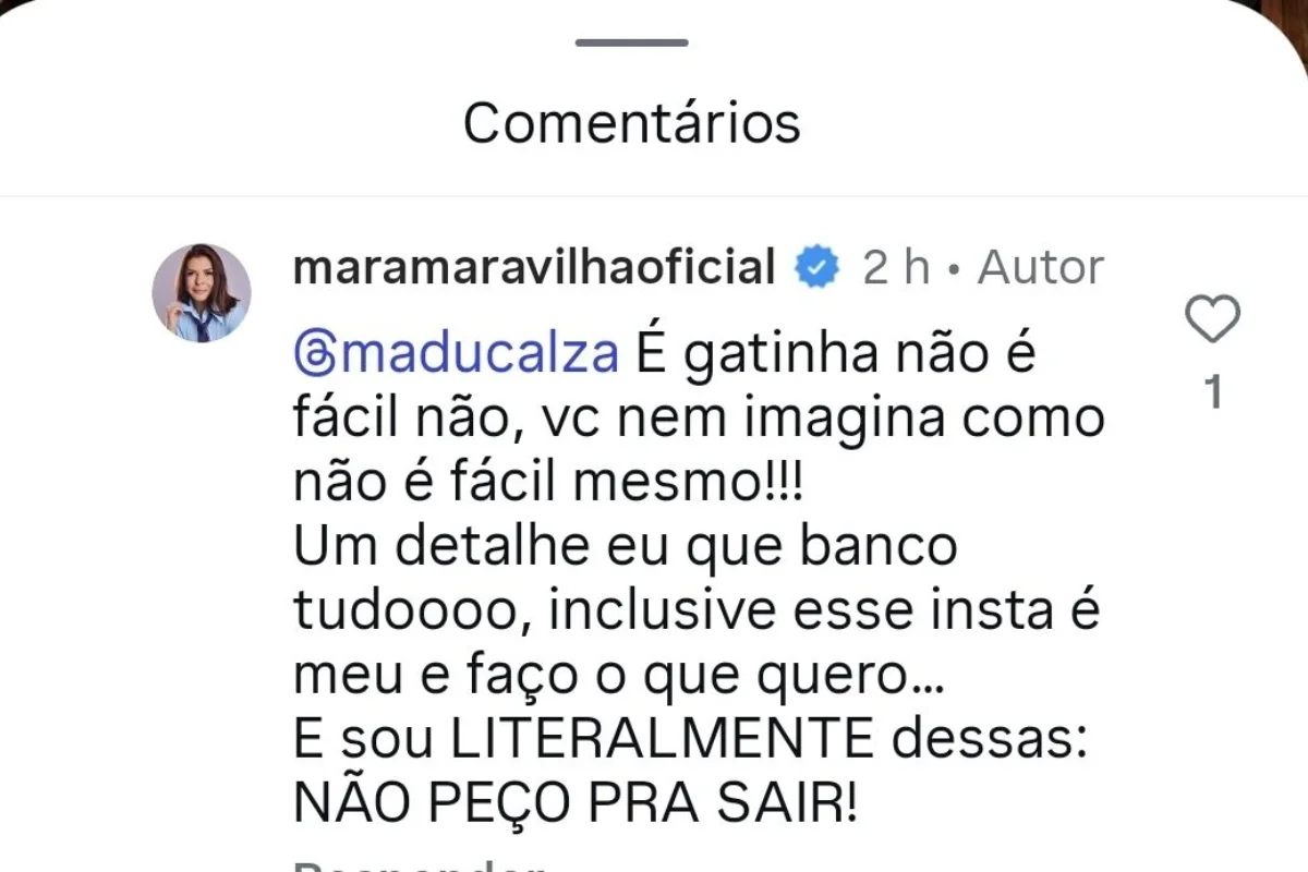 Mara Maravilha expõe Gabriel Torres e diz que banca o ex-marido - imagem 1 Mara Maravilha expõe Gabriel Torres e diz que banca o ex-marido - imagem 1