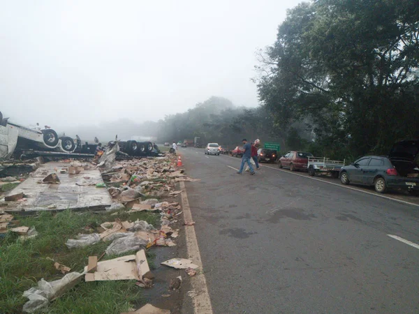 goias carga de frango na pista