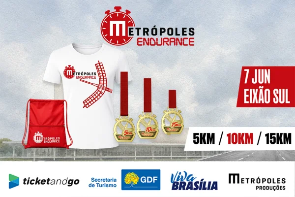 Metrópoles Endurance Corrida: confira camisa e mochila oficiais do evento