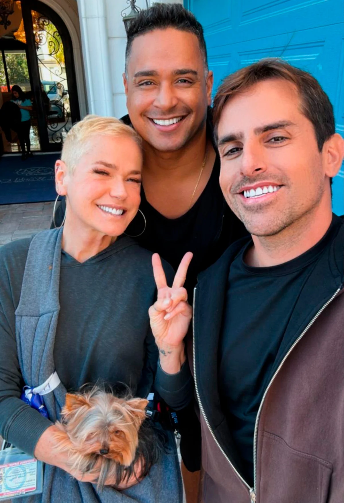 Xuxa, Xanddy Harmonia e Rodrigo Branco Xuxa, Xanddy Harmonia e Rodrigo Branco
