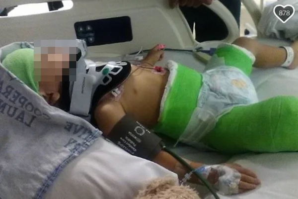 Pai bate carro a 120km/h para tentar matar o filho de 2 anos