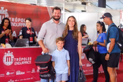 Daniel Sarkis, Benício Sarkis e Anna Milla
