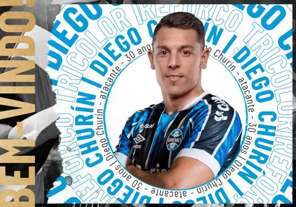 Grêmio anuncia Diego Churín