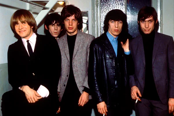 Rolling Stones - Brian Jones, Keith Richards, Mick Jagger, Bill Wyman e Charlie Watts