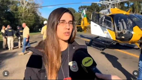 imagem colorida delegada ingrid priotto acidente 23 mortos parana