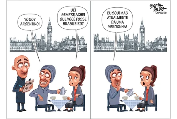 Charge do Amarildo