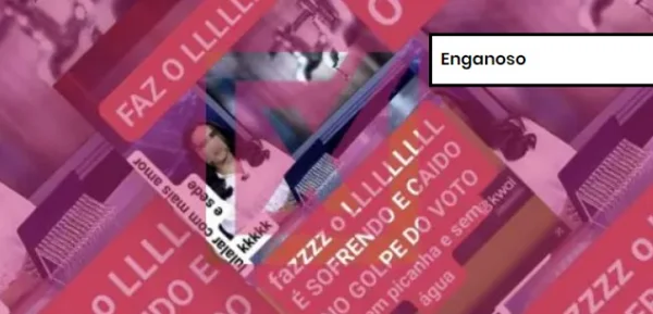 Captura de tela de vídeo enganoso sobre corte de recursos da Operação Carro-Pipa, do governo federal
