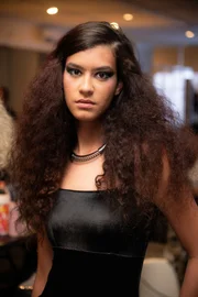 Modelo pronta para desfilar