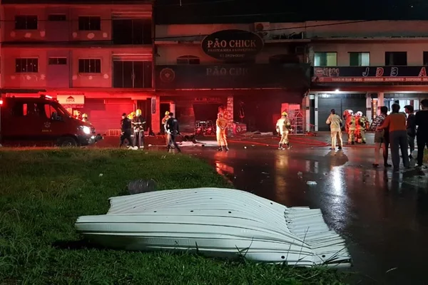 Explosão em padaria no Paranoá