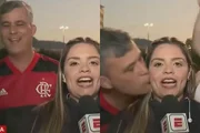 Repórter Jéssica Dias, da ESPN, é assediada por torcedor do Flamengo durante transmissão ao vivo Repórter Jéssica Dias, da ESPN, é assediada por torcedor do Flamengo durante transmissão ao vivo