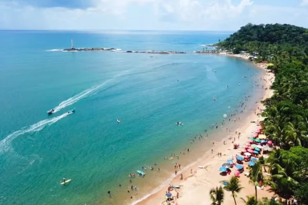 Praia de Itacaré, na Bahia