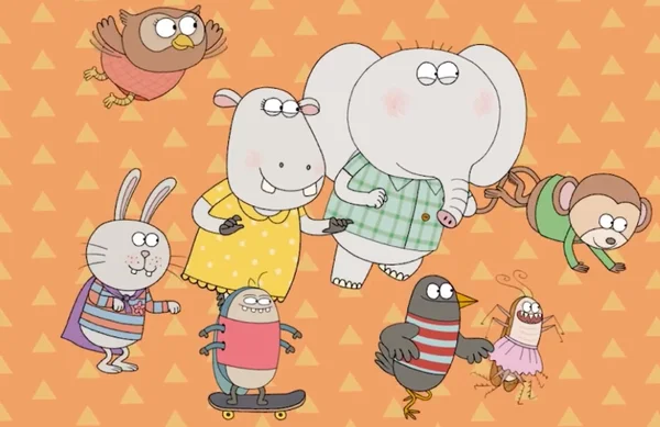 Desenho com elefantes e outros animais na TV Brasil - Metrópoles