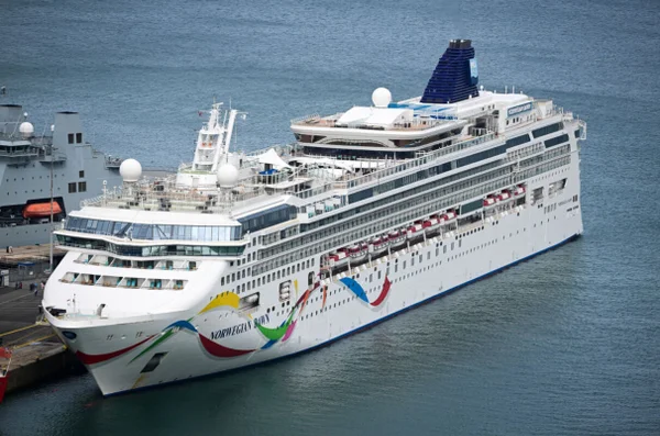 Imagem colorida do navio Norwegian Dawn - Metrópoles