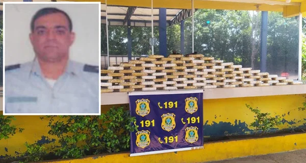 Vídeo: tenente da PM é preso em flagrante com mais de 100 kg de droga