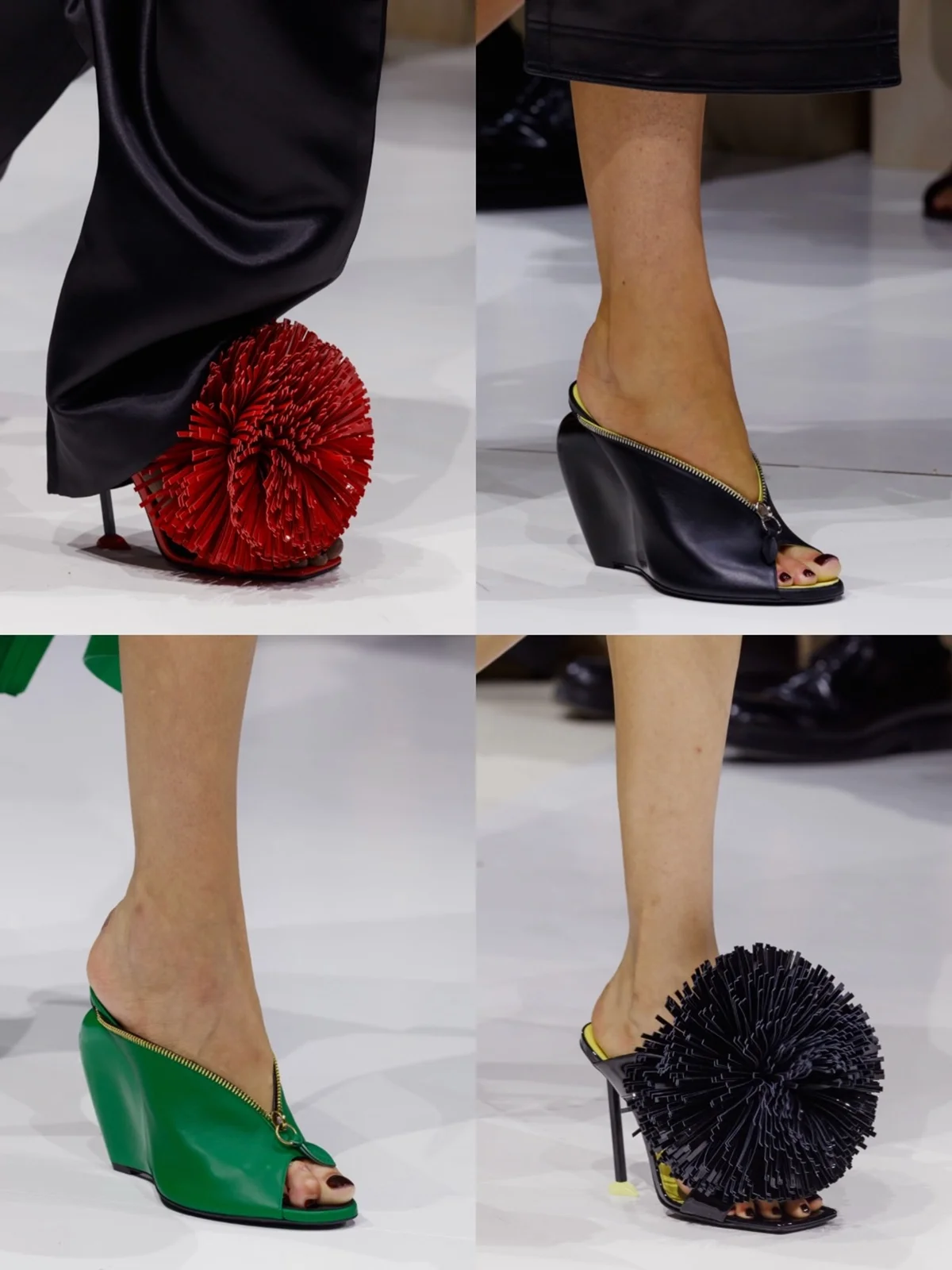 Sapatos coloridos na Givenchy Sapatos coloridos na Givenchy