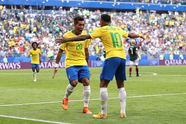 2 x 0: Brasil vence México e enfrenta Bélgica nas quartas da Copa