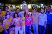 Lançamento da campanha reuniu apoiadores e candidatos as eleições de cargos no DF Lançamento da campanha reuniu apoiadores e candidatos as eleições de cargos no DF