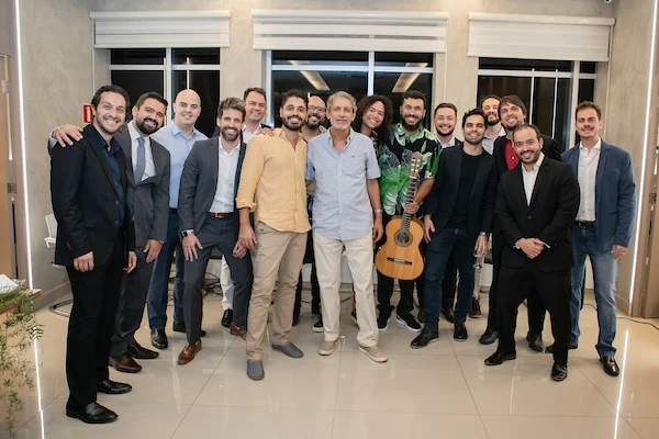 Sócios da COTE Brasília e músicos do Clube do Choro