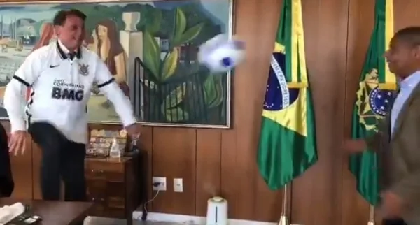 Bolsonaro e Marcelinho Carioca