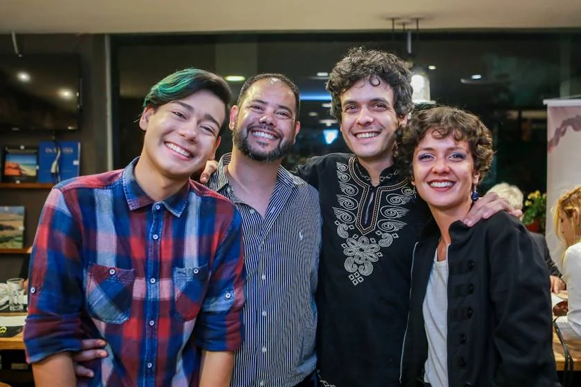 Caio Mondego, Bruno Benitz, Kael Studart e Natasha de Albuquerque Caio Mondego, Bruno Benitz, Kael Studart e Natasha de Albuquerque