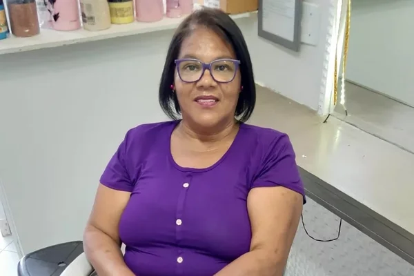A diarista Sônia Maria dos Santos Pereira, achada morta no quintal de casa