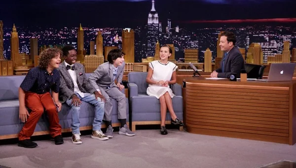 Crianças de “Stranger Things” arrasam no programa “The Tonight Show”