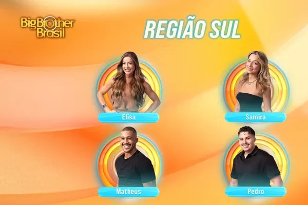 Participantes da Casa de Vidro do Sul do BBB 26