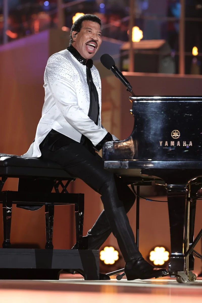 Lionel Richie no palco Lionel Richie no palco