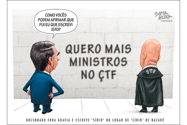 Charge do Amarildo