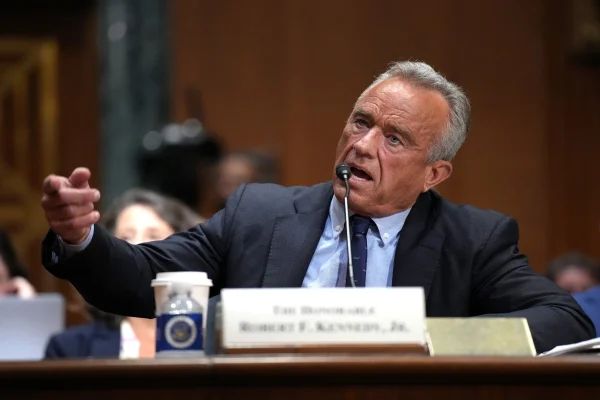 O secretário da Saúde do governo Donald Trump, Robert Kennedy Jr.