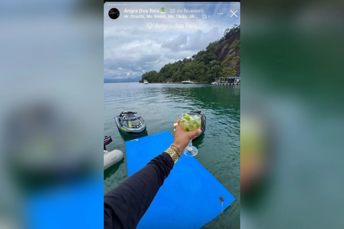 Nas redes sociais, ele ostentava viagens e passeios Nas redes sociais, ele ostentava viagens e passeios