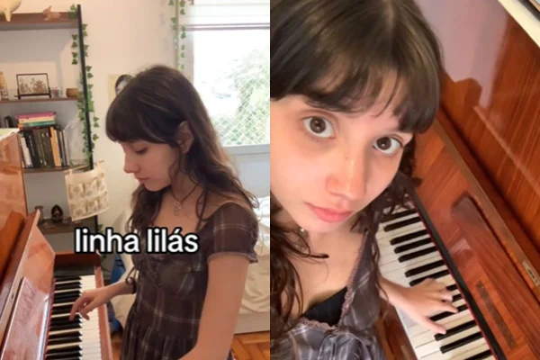 "Me senti dentro do metrô", comentou uma internauta no post de Helena Endrigo, que reproduziu os avisos sonoros em seu piano - Metrópoles