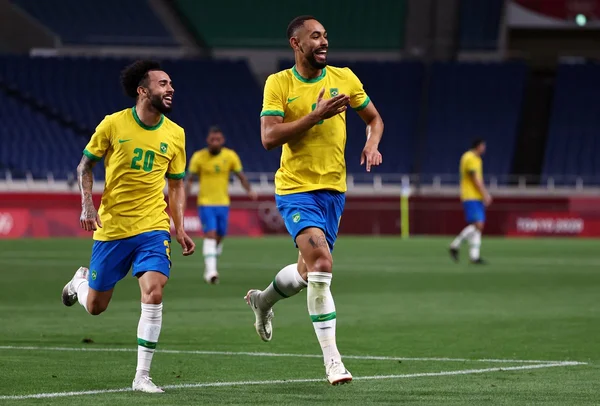 Com gol de Matheus Cunha, Brasil derrota Egito e vai às semis