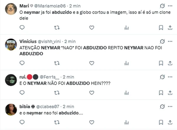 “Neymar abduzido”: web reage após craque entrar em jogo contra Escócia - destaque galeria