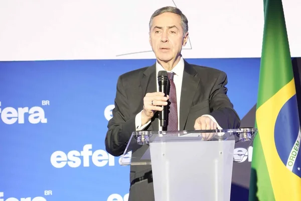 Ministro Luís Roberto Barroso, presidente do STF, durante o I Fórum Esfera Internacional - Metrópoles