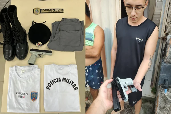 Jovem é preso por fingir ser aluno da PM para viralizar na web