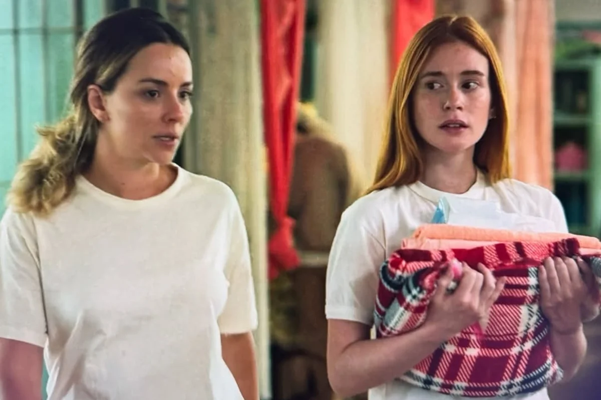 Poliana e Suzane em cena de Tremembé - Metrópoles